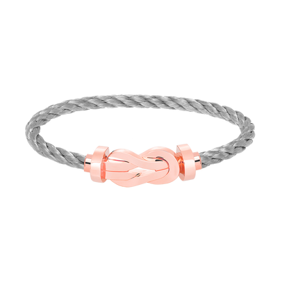 [✨Rose💎]CHANCE LARGE 8 FIGURE BUCKLE NO DIAMOND BRACELET ROSE GOLD
