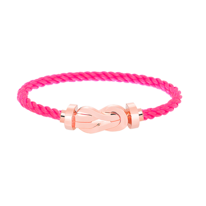 [✨Rose💎]CHANCE LARGE 8 FIGURE BUCKLE NO DIAMOND BRACELET ROSE GOLD