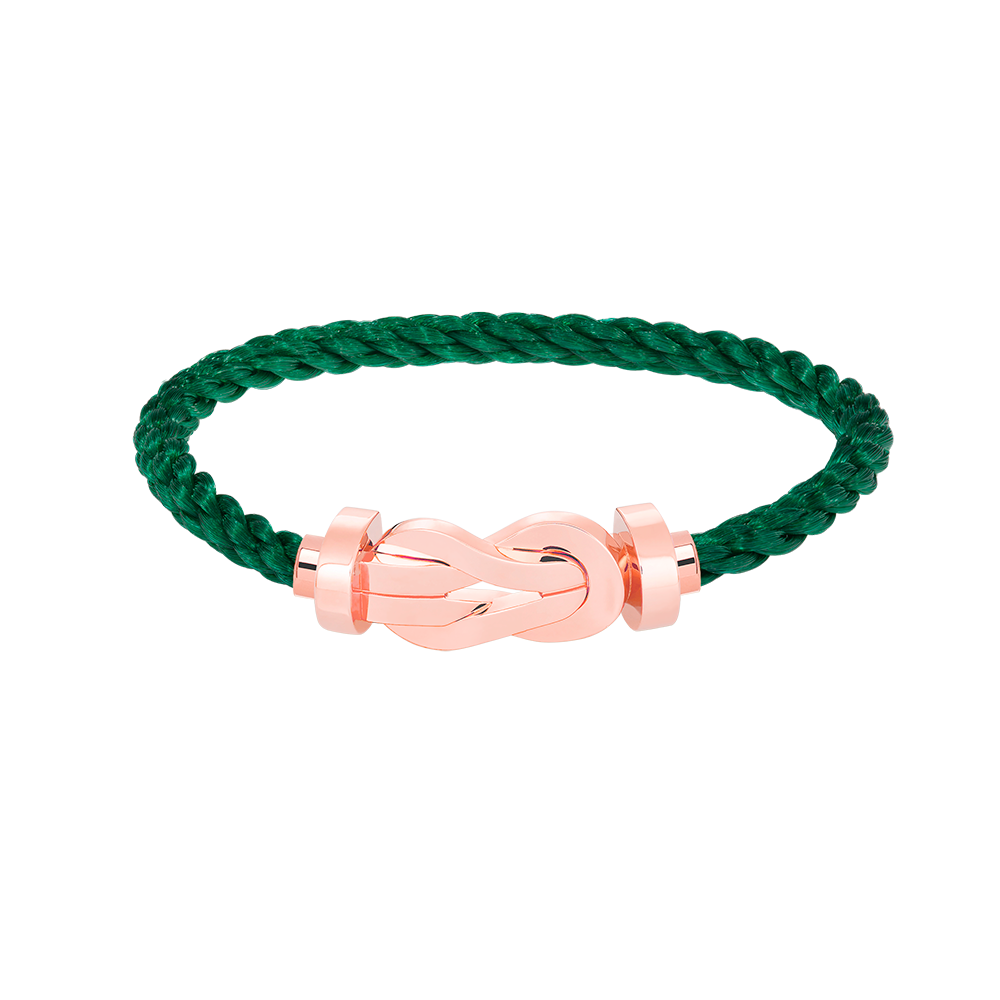[✨Rose💎]CHANCE LARGE 8 FIGURE BUCKLE NO DIAMOND BRACELET ROSE GOLD