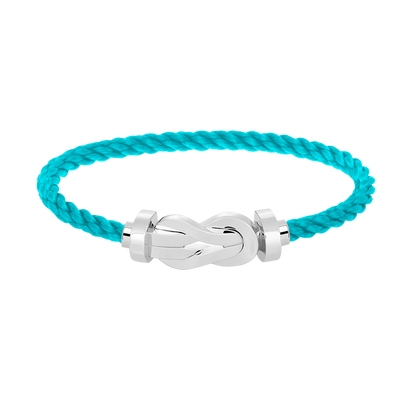 [✨Rose💎]CHANCE LARGE 8 FIGURE BUCKLE NO DIAMOND BRACELET SILVER