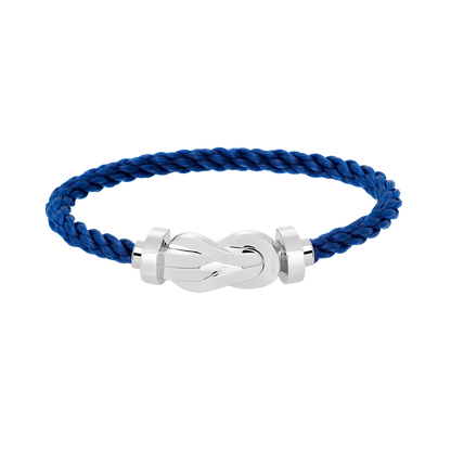 [✨Rose💎]CHANCE LARGE 8 FIGURE BUCKLE NO DIAMOND BRACELET SILVER