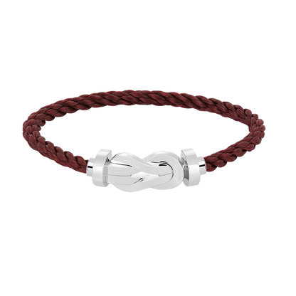 [✨Rose💎]CHANCE LARGE 8 FIGURE BUCKLE NO DIAMOND BRACELET SILVER