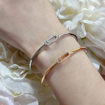 [✨Rose💎]Move Uno pav茅 flex bangle medium