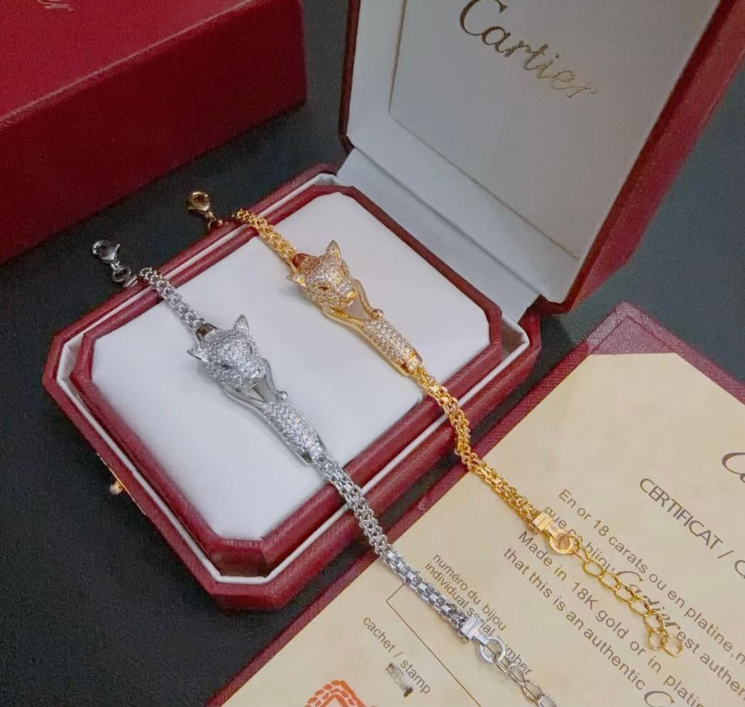 [✨Rose💎 Jewelry] PANTHERE  BRACELET DIAMONDS