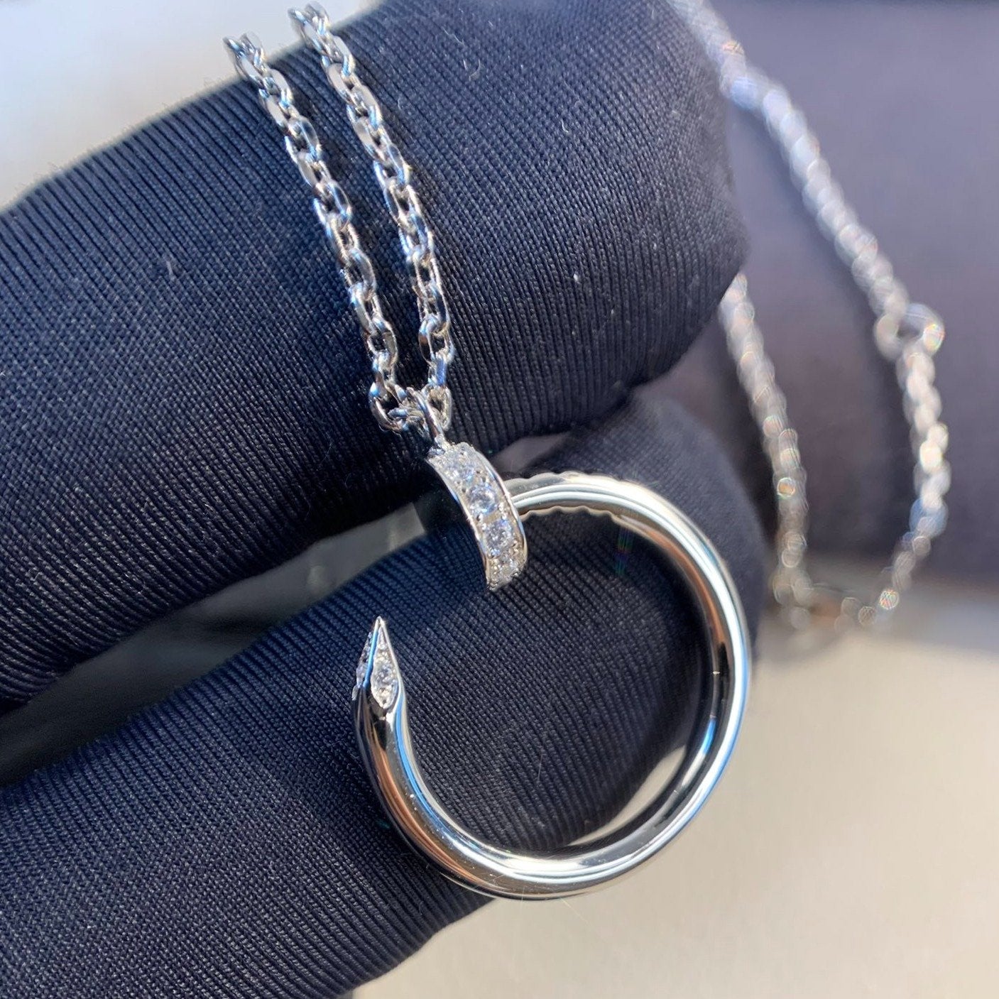 [✨Rose💎]JUSTE NECKLACE SILVER