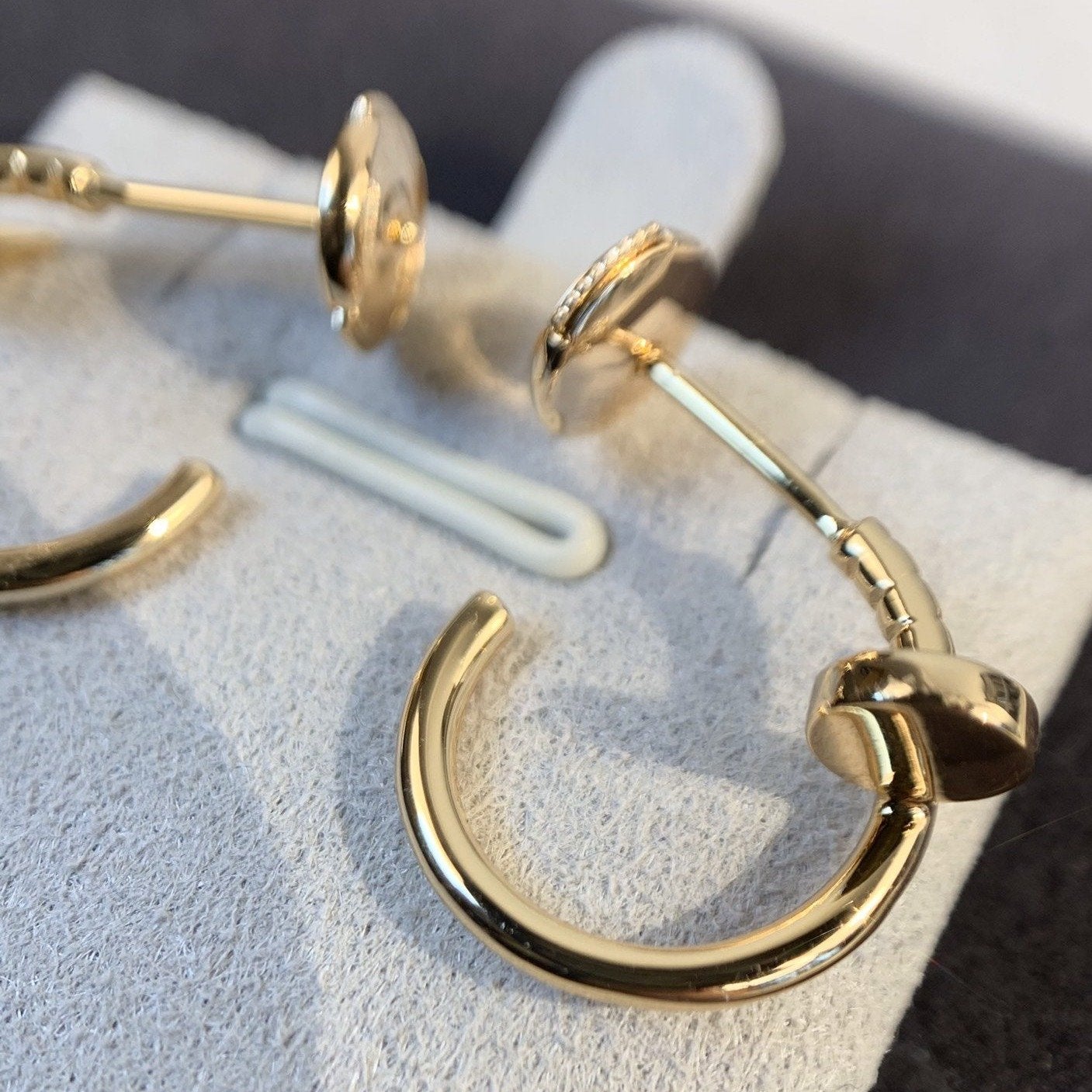 [✨Rose💎]JUSTE EARRINGS PINK GOLD