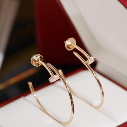 [✨Rose💎]JUSTE EARRINGS DIAMONDS 1.8MM