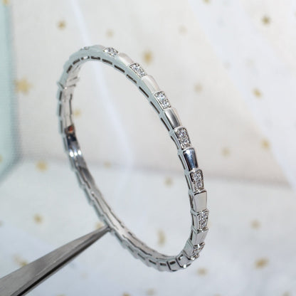 [✨Rose💎]SERPENTI BRACELET SILVER DIAMOND