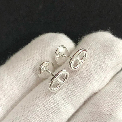 [✨Rose💎]CHAINE SMALL EARRINGS GOLD AND SILVER