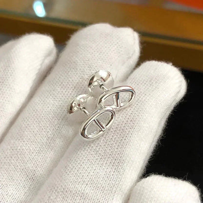 [✨Rose💎]CHAINE SMALL EARRINGS GOLD AND SILVER