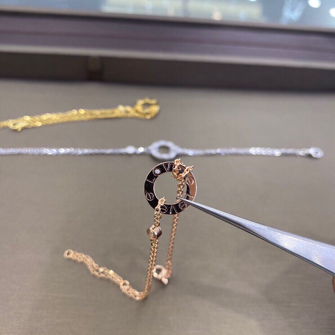 [✨Rose💎]LOVE BRACELET 2 DIAMOND