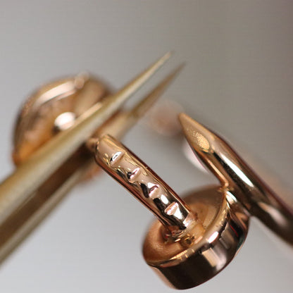 [✨Rose💎]JUSTE EARRINGS PINK GOLD