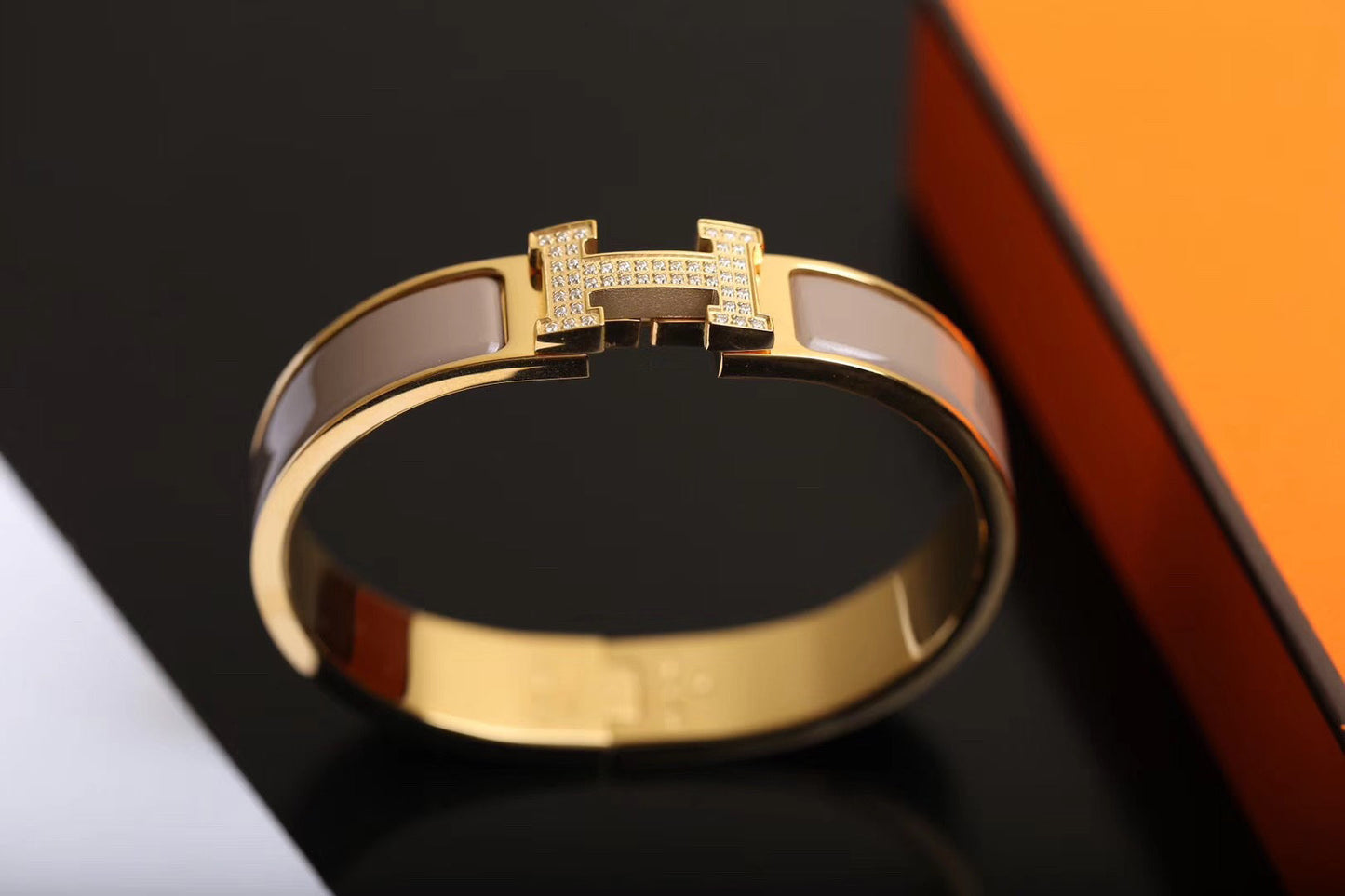[✨Rose💎]H BRACELET GOLD DIAMOND