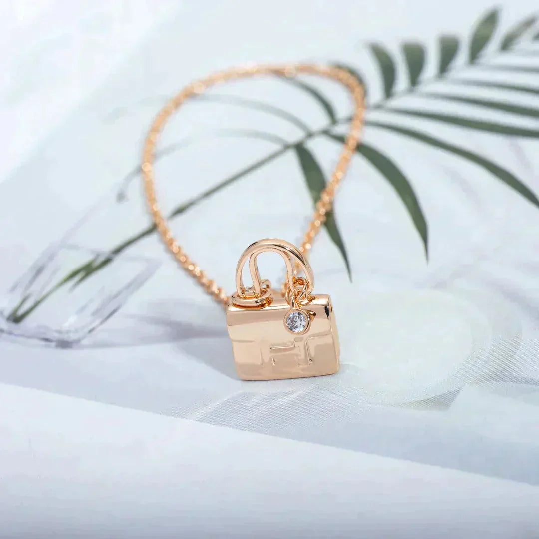 [✨Rose💎]AMULETTE PEDANT ROSE GOLD NECKLACE