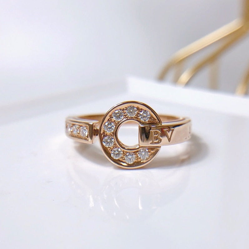 [✨Rose💎]DREAM RING DIAMOND PINK GOLD