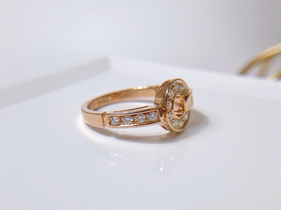 [✨Rose💎]DREAM RING DIAMOND PINK GOLD