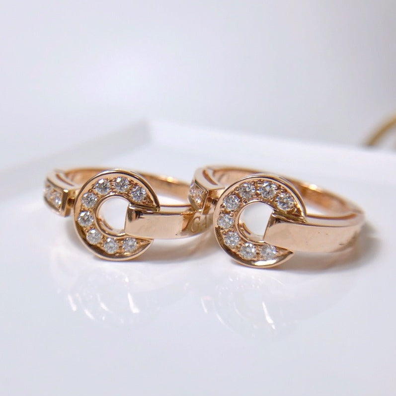 [✨Rose💎]DREAM RING DIAMOND PINK GOLD