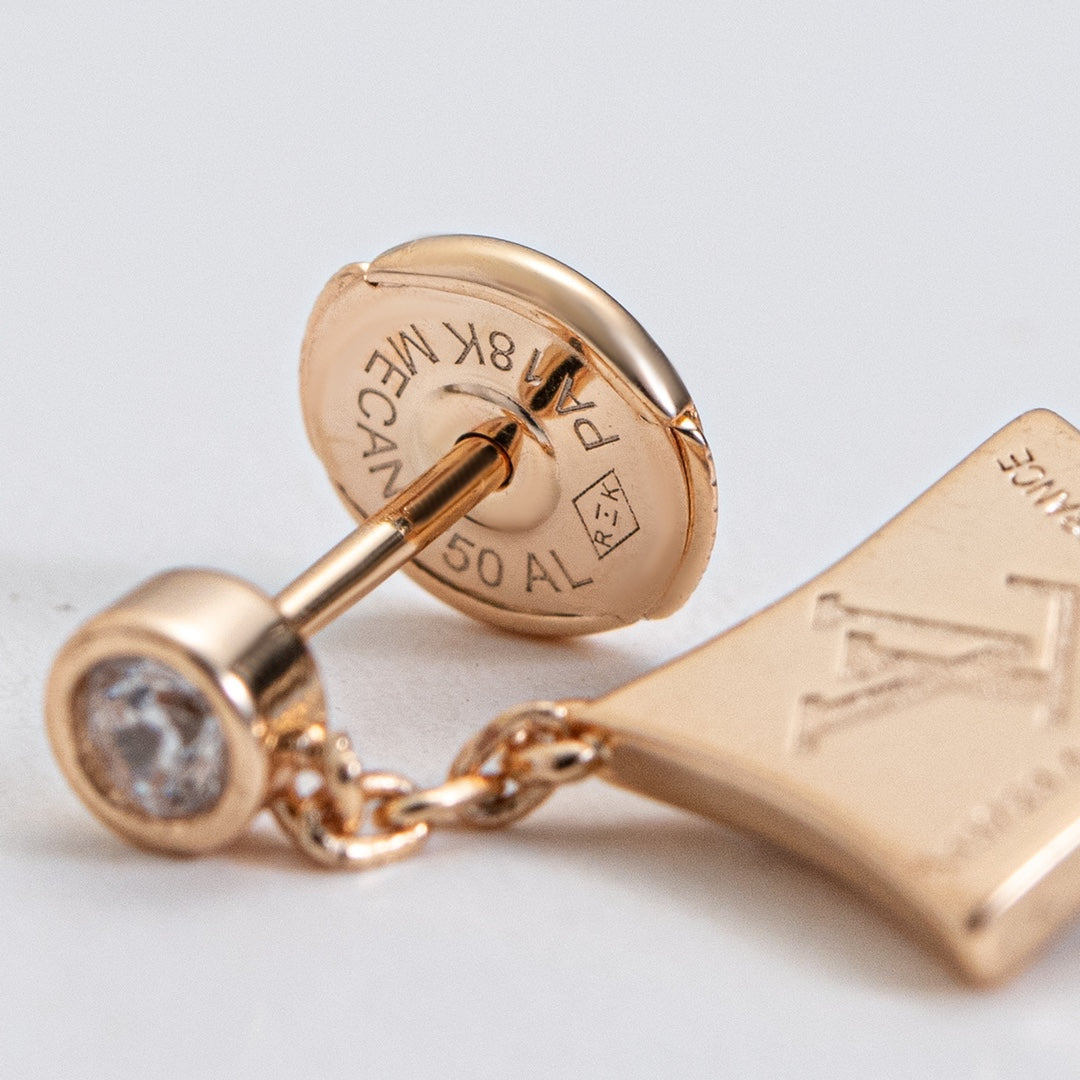 [✨Rose💎]STAR DIAMONDS EARRINGS GOLD
