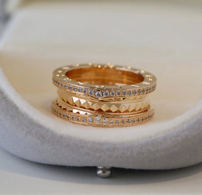 [✨Rose💎]ZERO 1 GOLD DIAMOND RING
