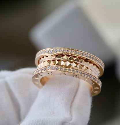 [✨Rose💎]ZERO 1 GOLD DIAMOND RING