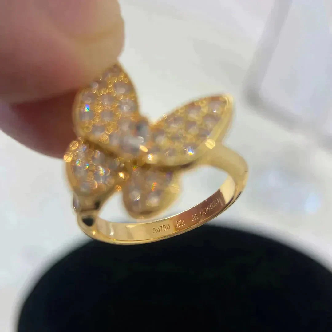 [✨Rose💎]BUTTERFLY DIAMOND RING