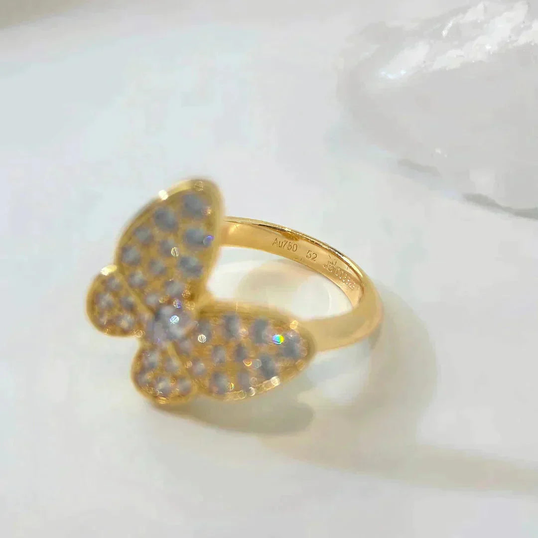 [✨Rose💎]BUTTERFLY DIAMOND RING