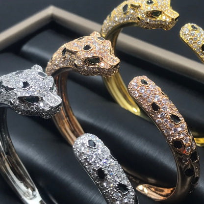 [✨Rose💎]PANTHERE BIG BRACELET DIAMONDS