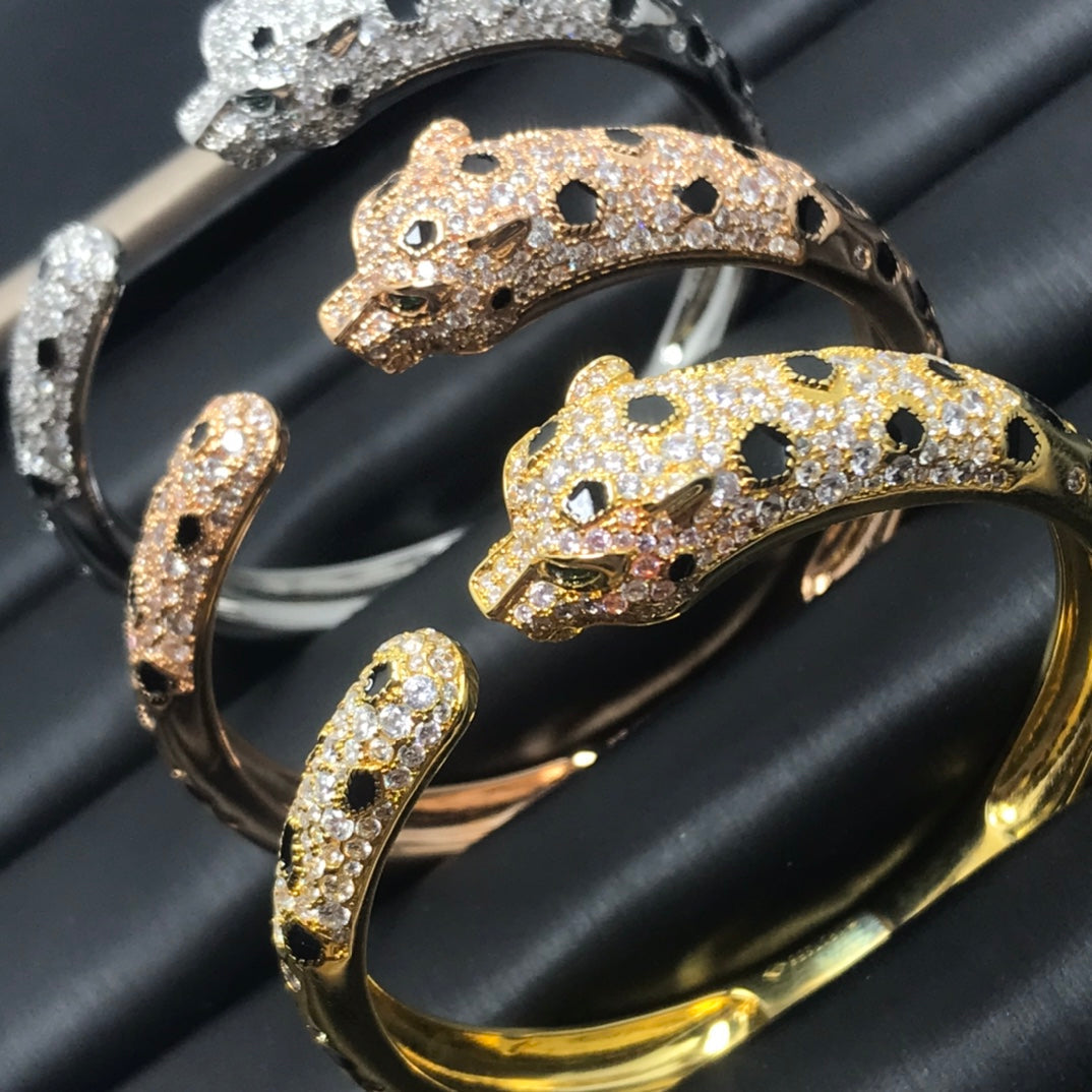[✨Rose💎]PANTHERE BIG BRACELET DIAMONDS