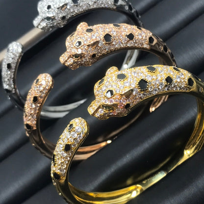 [✨Rose💎]PANTHERE BIG BRACELET DIAMONDS