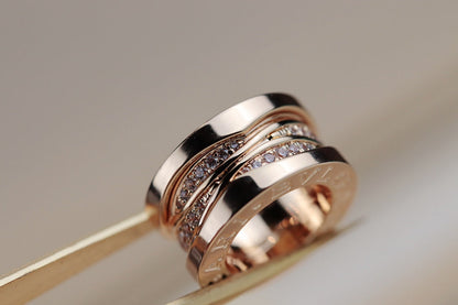[✨Rose💎]ZERO 1 PINK GOLD DIAMOND NECKLACE