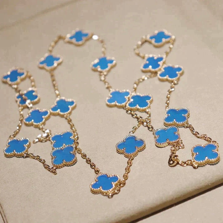 [✨Rose💎]CLOVER 20 MOTIFS TURQUOISE GOLD