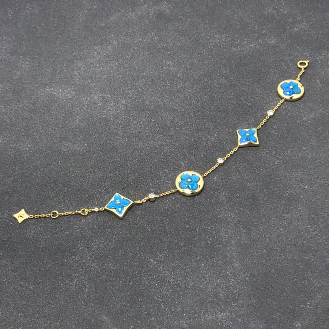 [✨Rose💎]STAR AND SUN TURQUOISE 4 MOTIFS 3 DIAMONDS