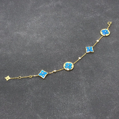 [✨Rose💎]STAR AND SUN TURQUOISE 4 MOTIFS 3 DIAMONDS
