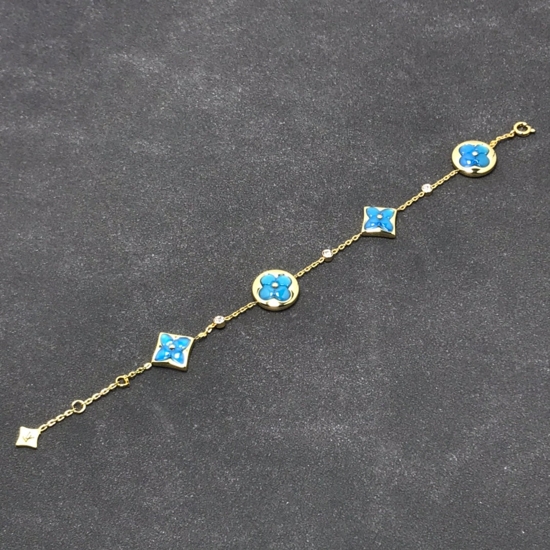 [✨Rose💎]STAR AND SUN TURQUOISE 4 MOTIFS 3 DIAMONDS