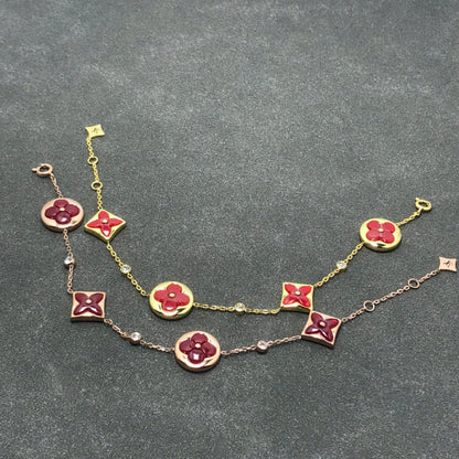[✨Rose💎]STAR AND SUN CARNELIAN 4 MOTIFS 3 DIAMONDS