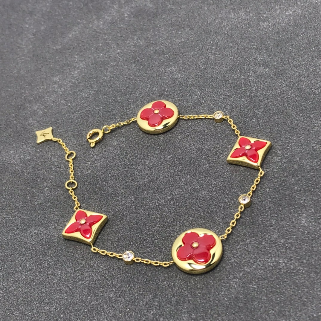 [✨Rose💎]STAR AND SUN CARNELIAN 4 MOTIFS 3 DIAMONDS