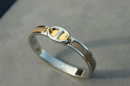 [✨Rose💎]CLIC CHAINE SILVER BRACELET