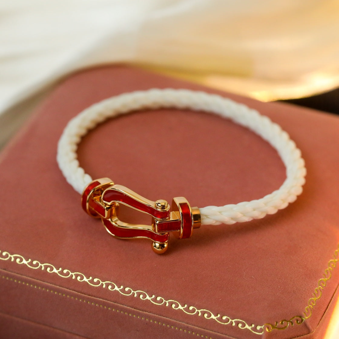 [✨Rose💎]FORCE 10 WHITE TEXTILE DIAMOND PAVED