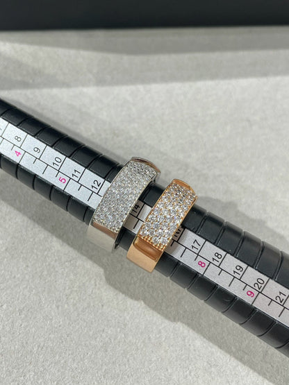 [✨Rose💎]LIENS EVIDENCE  DIAMOND PAVED RING