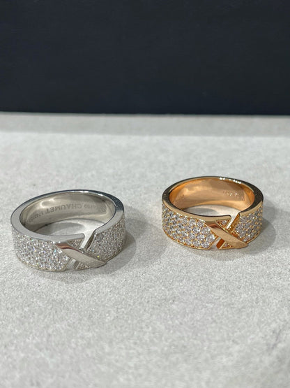 [✨Rose💎]LIENS EVIDENCE  DIAMOND PAVED RING