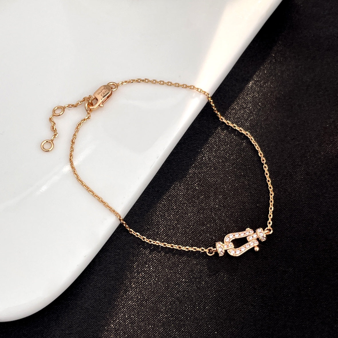 [✨Rose💎]FORCE 10 SMALL CHAIN BRACELET