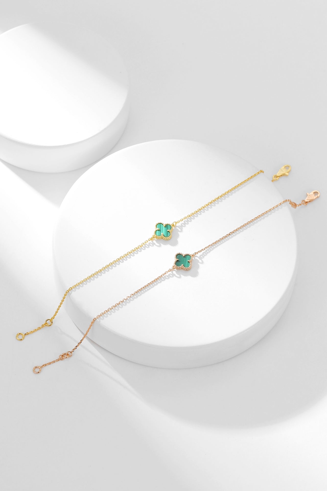 [✨Rose💎]CLOVER BRACELET MALACHITE 1 MOTIF