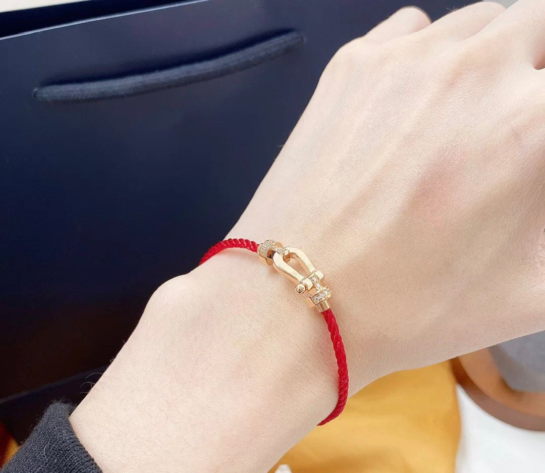[✨Rose💎]FORCE 10 HALF DIAMOND PINK GOLD RED CORDERI LARGE AND MEDIUM MODEL