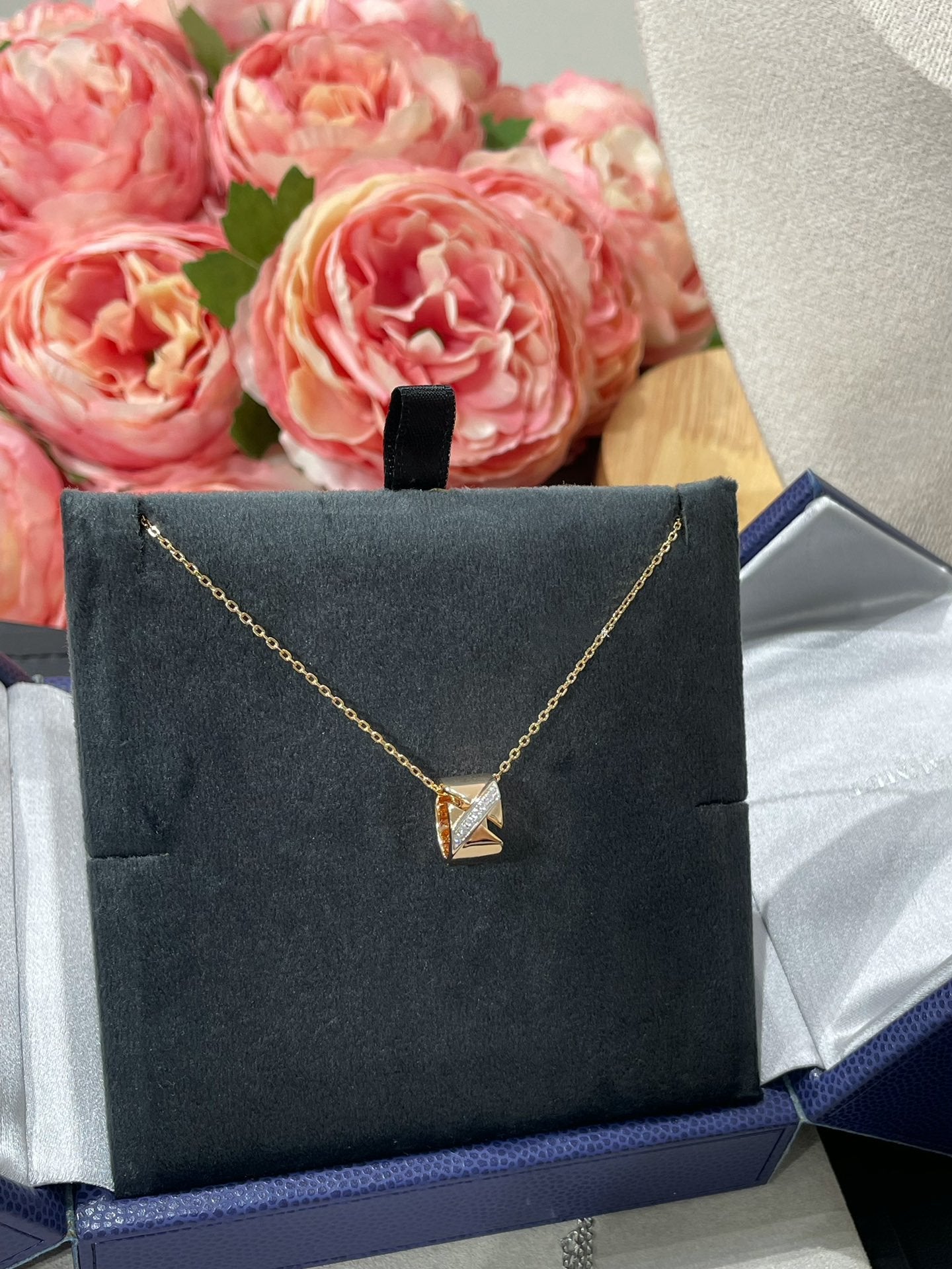 [✨Rose💎]LIENS EVIDENCE DIAMOND NECKLACE