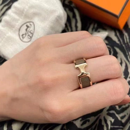 [✨Rose💎]OLYMPE PINK GOLD RING