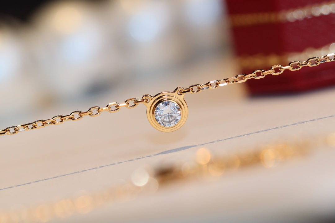 [✨Rose💎]DAMOUR DIAMOND NECKLACE