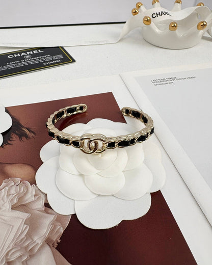 [✨Rose💎]Double C Open Bangle