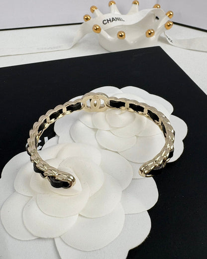 [✨Rose💎]Double C Open Bangle