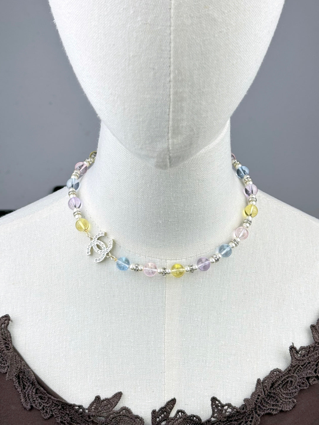 [✨Rose💎]26C New Spring Collection Colorful Transparent Resin Necklace
