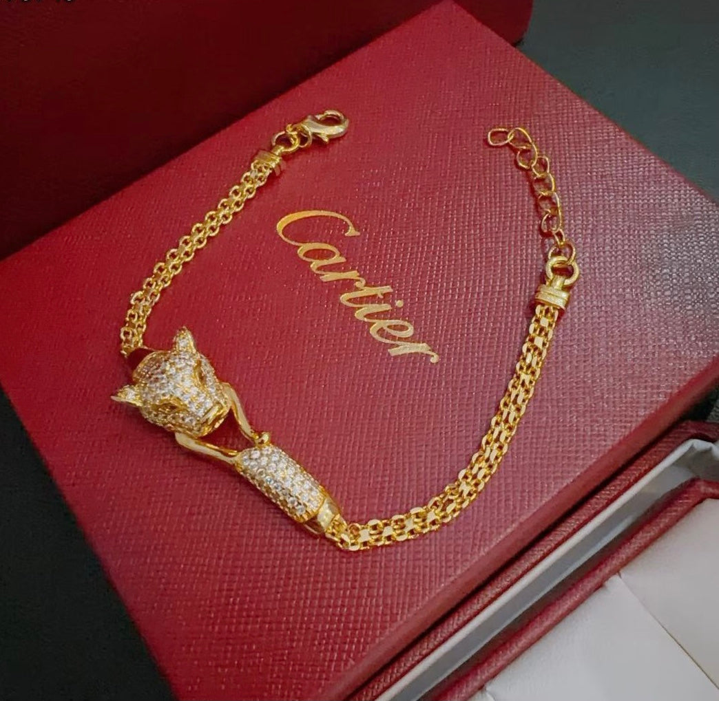 [✨Rose💎 Jewelry] PANTHERE  BRACELET DIAMONDS